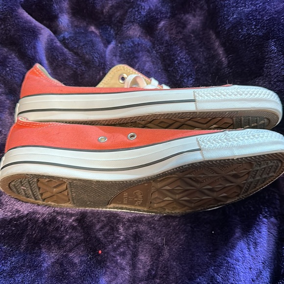 Converse Chuck Taylor All Star Carnival Pink White Canvas Sneakers - Picture 3 of 8